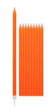 Candeline Stelo Arancione 15cm