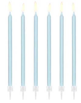 Candelina Stelo 14cm Celeste