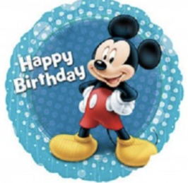 MYLAR TOPOLINO BLU