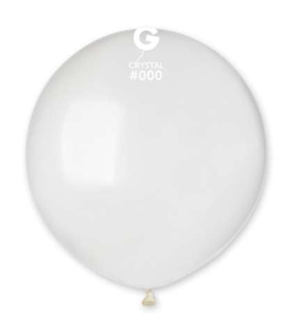 palloncini in lattice 19" pollici toni del bianco/ nero 25pz