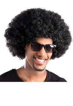 Parrucca Groove nera 1 pz