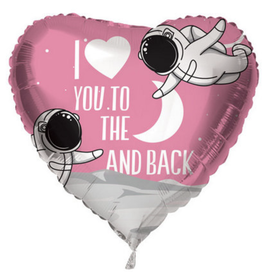 Cuore "I Love you to the moon and back"