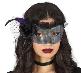 MASCHERA  FIORE NERO