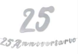 Festone 25° Anniversario "Anniversary" 3mt