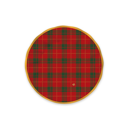 Piatto Dessert 20cm "Christmas Tartan" 8pz