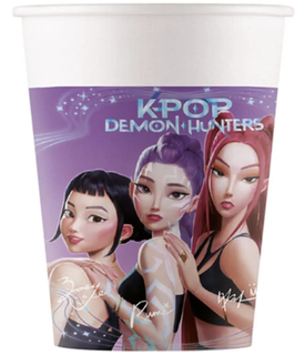 Bicchiere di Carta delle K-Pop Demon Hunters 8pz