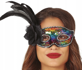 maschera con paiette