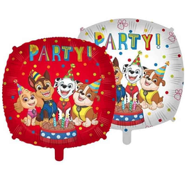 Palloncino in Foil 18" Quadrato Paw Patrol Party