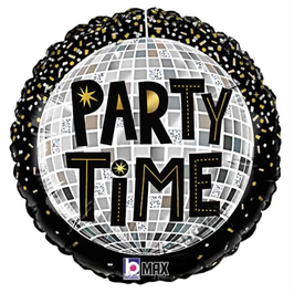 Palloncino in Foil 18" Disco Dance "Party Time"