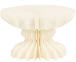 Alzatina di Carta a Nido d'Ape Avorio 25cmx16cm + Top Crystal 5,45 €