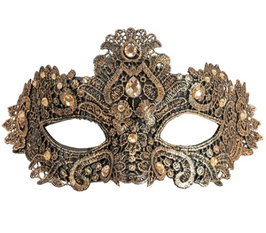 Maschera teatrale bronzo