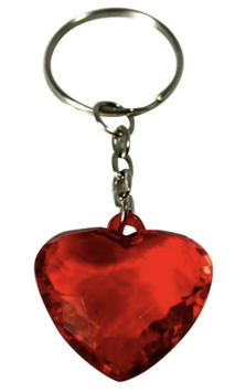 portachiavi diamante a forma di cuore
