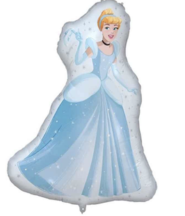 PALLONCINO IN FOIL 38" SUPER SHAPE CENERENTOLA