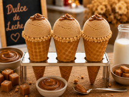 HI. HELADO DE DULCE DE LECHE "IMA HORCHATERÍA HELADERÍA"