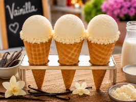 HI. HELADO DE VAINILLA "IMA HORCHATERÍA HELADERÍA"