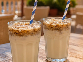 HI. HORCHATA CON GRANIZADO DE CAFÉ