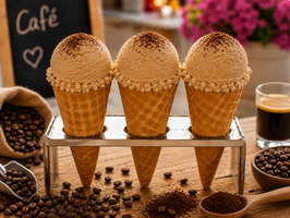 HI. HELADO DE CAFÉ "IMA HORCHATERÍA HELADERÍA"