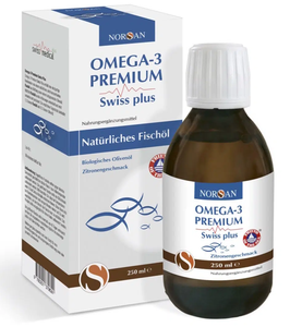 Omega-3 Premium Swiss Plus Öl, 250ml