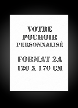 POCHOIR PERSONNALISÉ - Format 2A ou équivalent