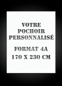 POCHOIR PERSONNALISÉ - Format 4A ou équivalent