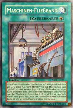 Maschinen-Fließband