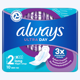 ALWAYS Ultra Binde Long Flügeln BigP 22 Stk  1002443
