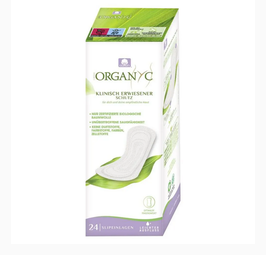 ORGANYC Slipeinlagen extra dünn light flow 24 Stk  4443467