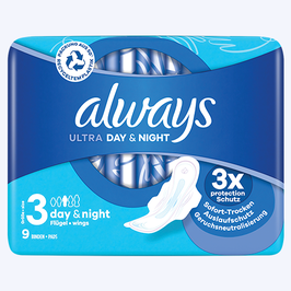 ALWAYS Ultra Binde Night mit Flügeln 9 Stk  1002444