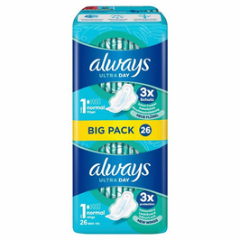 ALWAYS Ultra Binde Norm Flügeln BigP 26 Stk 1002440