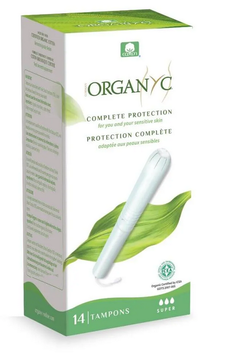 ORGANYC Tampons Super mit Applikator 14 Stk  4443504