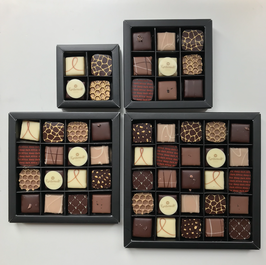 Vierkante platte doosjes bonbons (Eventueel te personaliseren)