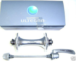Shimano Ultegra HB-6500 32 Loch V-Brake Vorderrad-Nabe Silber NEU!