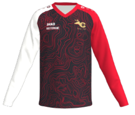 Trikot Langarm Schwarz