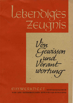 VON GEWISSEN UND VERANTWORTUNG - 1949 Heft 1 - 4. Jahrgang