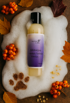 NaturTier Shampoo Herbst/Winter 150 ml, Tierpflegeshampoo,Pflegeshampoo - 100 % Natürliche Inhaltsstoffe - Hund, Katze, Pferd