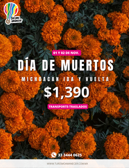 MICHOACAN DIA DE MUERTOS IDA Y VUELTA