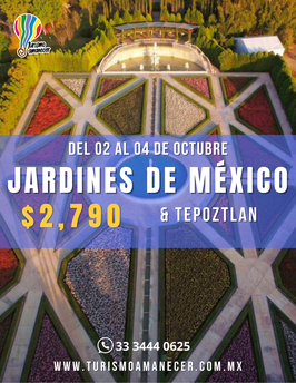 JARDINES DE MEXICO OCTUBRE