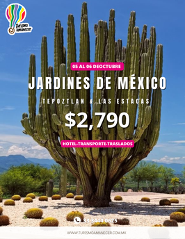 JARDINES DE MEXICO OCTUBRE