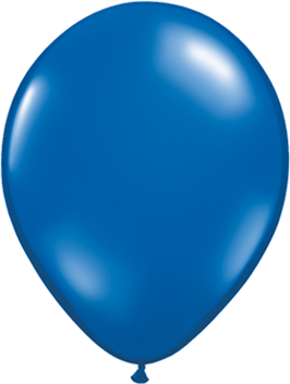 Crystal Sapphire Blue (Transparent) - Latexballon rund