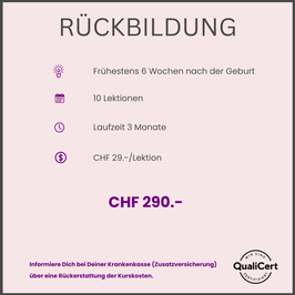 Beckenboden Rückbildung