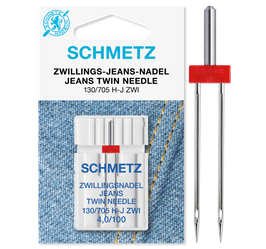 Schmetz Jeans tweelingnaald 1x 4.0-100