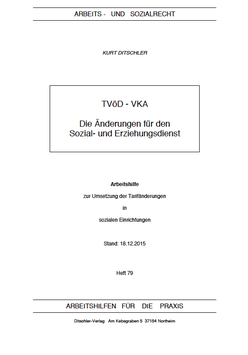 TVöD - VKA: Die Änderungen für den Sozial- und Erziehungsdienst - AP 79