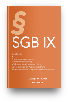 SGB IX Gesetzestext + wichtige Verordnungen - Nr. 323