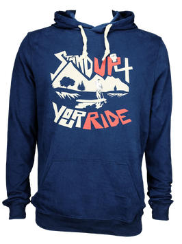 Unisex Hoodie „Stand Up 4 Your Ride“ // Navy