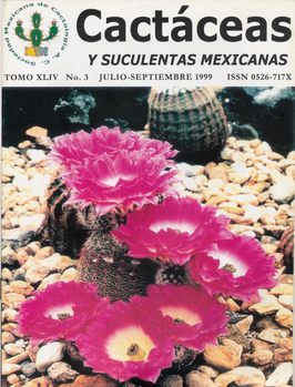 Cactáceas y suculentas mexicanas 44(3)