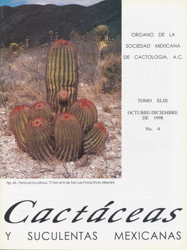 Cactáceas y suculentas mexicanas 43(4)