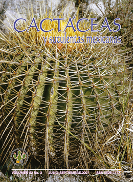 Cactáceas y suculentas mexicanas 52(3)
