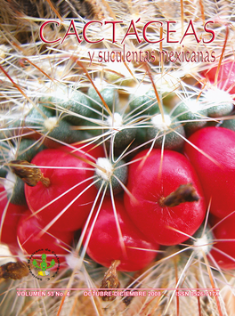 Cactáceas y suculentas mexicanas 53(4)