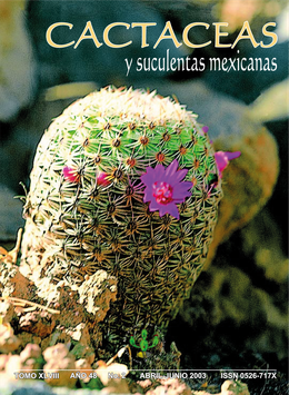 Cactáceas y suculentas mexicanas 48(2)