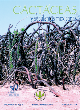 Cactáceas y suculentas mexicanas 50(1)